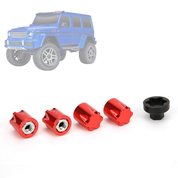 Hjulkapsel Sæt til Traxxas TRX4, Axial SCX10, D90 og Tamiya (4 stk)