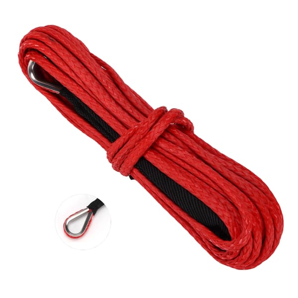 15M Syntetisk Reb 7700LBS Spil Kabel Nylon Erstatning for Smittybilt SUV Lastbil ATV UTV