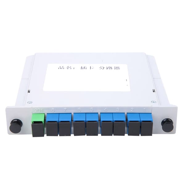 Högkvalitativ 1x8 PLC Fiber Optisk Splitter för Optiska Kommunikationssystem