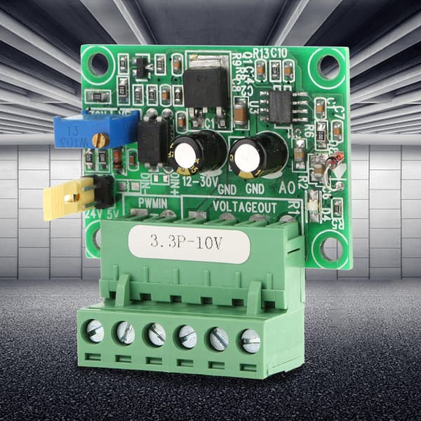 PLC PWM till 0-10V Spänningsomvandlarmodul