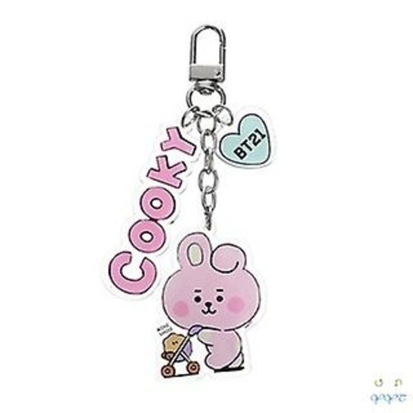 Huono Chimmy Bts Akryyli avaimenperä riipuslaukku Bt21 Uudet asusteet Tata Cooky Rj Kpop Muoti