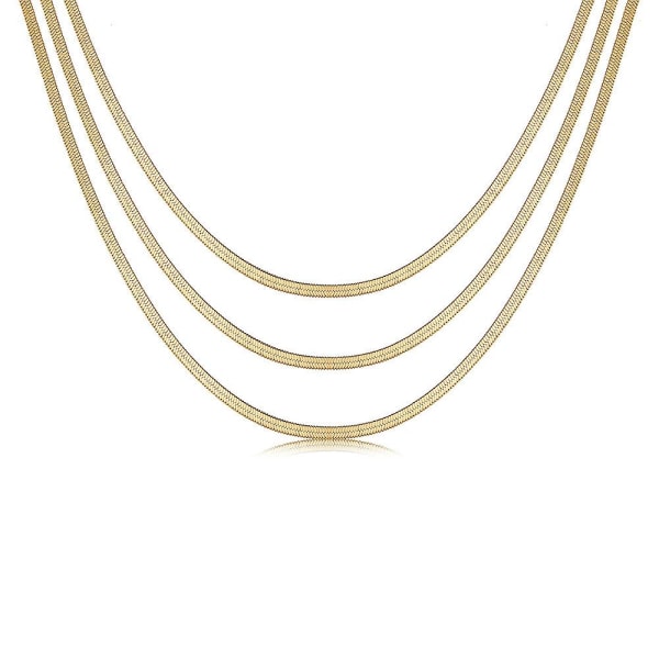 Halsband Flerlagers Metallic Element Choker Modesmycken B1733 51946