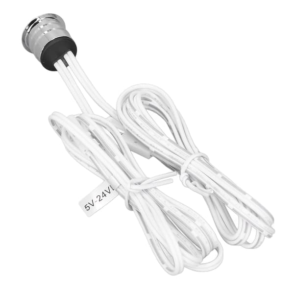 Skåpslampa Kontroller Inbyggd Installation Touch Ljusbrytare Blå LED-Display DC 5V till 24V