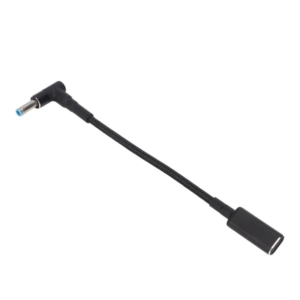 USB C til DC-adapter PD 100W Type C til DC 4,5x0,6 mm portforlengelse ladeadapter for HP 4,5x0,6 mm port bærbar PC