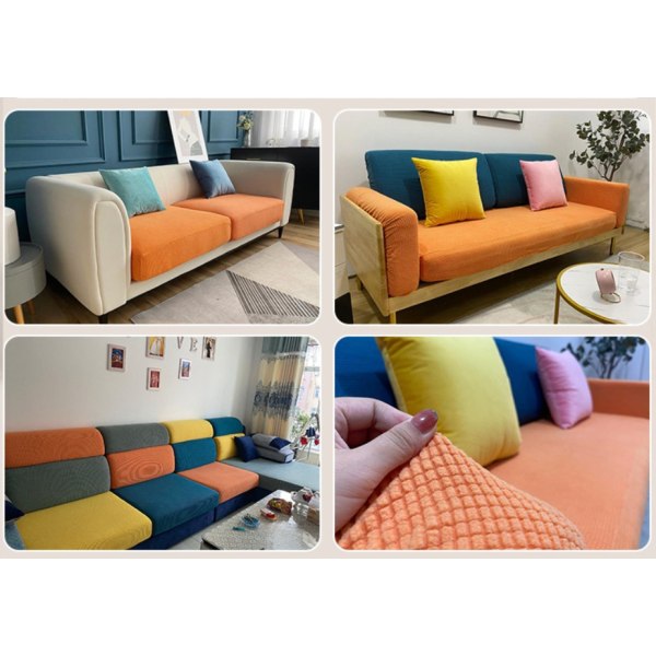 Cover Four Seasons All-inclusive Universal överdrag Elastiskt cover utan mäthuvud (smaragdgrön 50-70 cm längd 100-125 cm två stycken