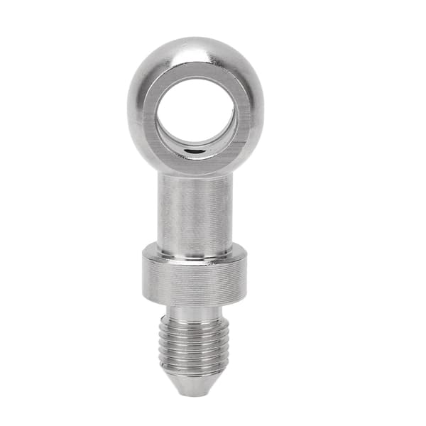3/8 tommer Banjo Fitting 10 mm Indvendig Diameter Rustfrit Stål Bremsslange Adapter Lækagesikker til M10 Banjo Bolt