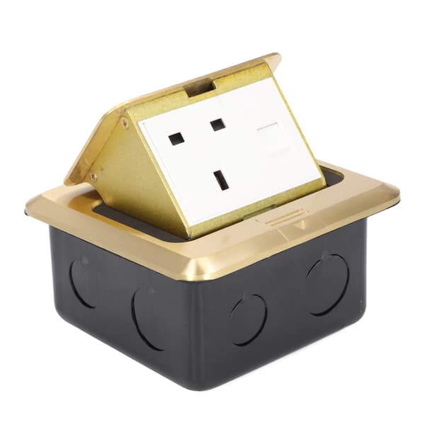UK Standard Pop Up Skrivebordsstik med Netværksinterface 250V