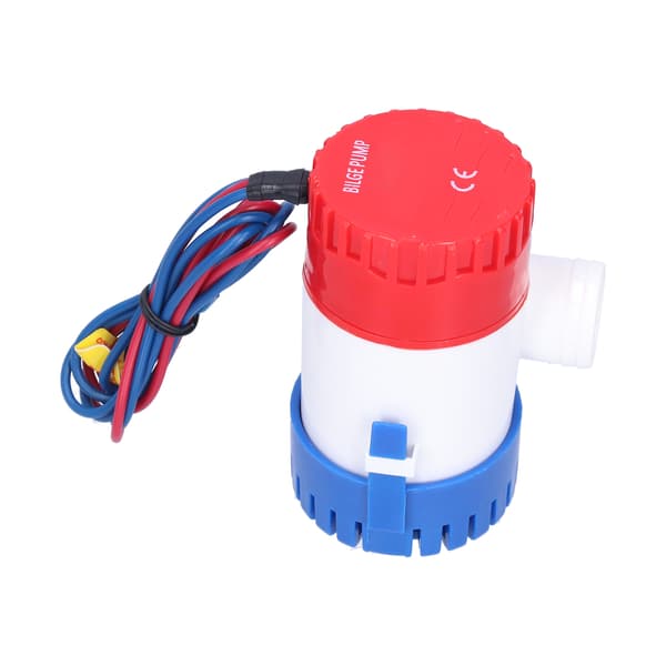 12V 24V DC Elektrisk Dykpumpe 350 500 750 1100 GPH Halvautomatisk Afbryder Drænpumpe