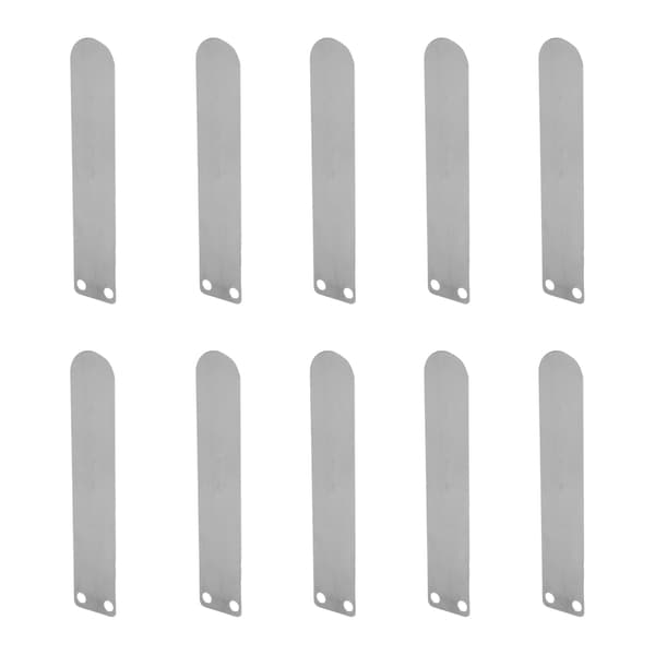 10 stk. ventilplate for luftkompressor, kraftig støpejern, inntaks- og eksosutstyr, 80 inntak lang plate