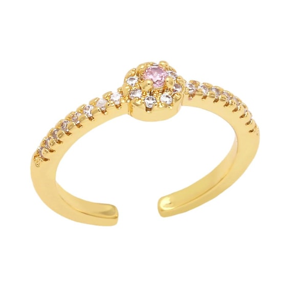 Sormus Vintage Zircon Metallic Element muotikorut Ac10225 white