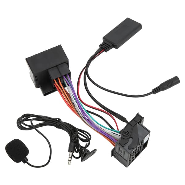 Bluetooth 5.0 AUX-kabel för bilstereo, ljudadapter för RCD310 RCD510 RNS510 med strömkabel