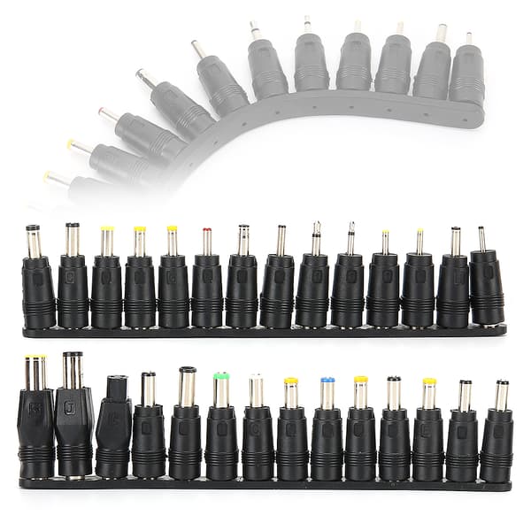 28 stk. 5,5x2,1 mm Universal Laptop Oplader Tip Hun Adapter