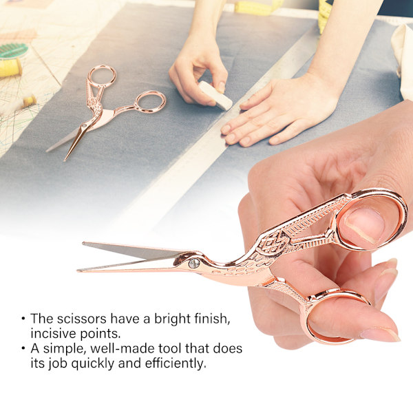 Retro sy saks i rustfrit stål - Essential DIY Crafts Tool
