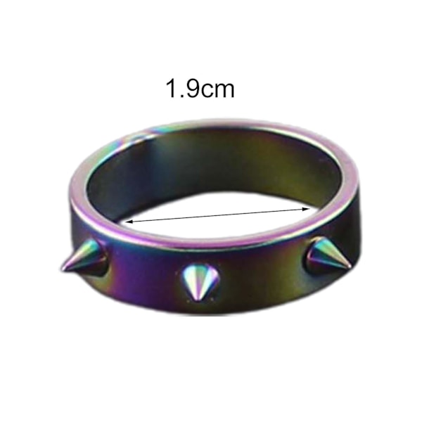 Bärbar Ring Easy Match Rostfritt Stål Dekorativ Utsökt Finger Ring For Daily Silver