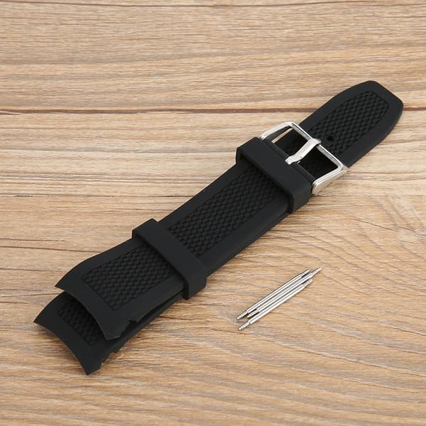 24mm Silikon Klockarmband Spänne Vattentätt Svettresistent Rem