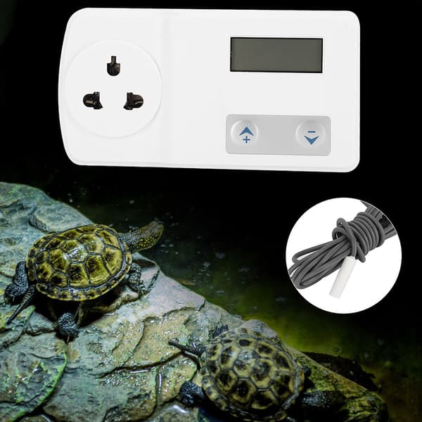 Intelligent Digital Display Reptil Termostat Temperaturregulator AU Plugg 220V