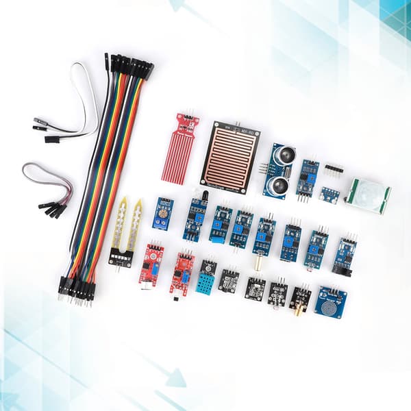 Raspberry Pi Sensormodul Kit 22 i 1 Elektroniska Komponenter för Nybörjare