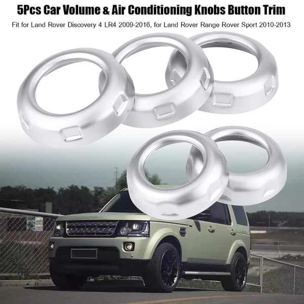 Bilvolym Luftkonditioneringsknappskydd för Land Rover Discovery 4 LR4 5-pack