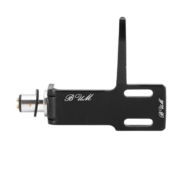 Fonograf Pladespiller Headshell Aluminiumlegering Patronholder Sort