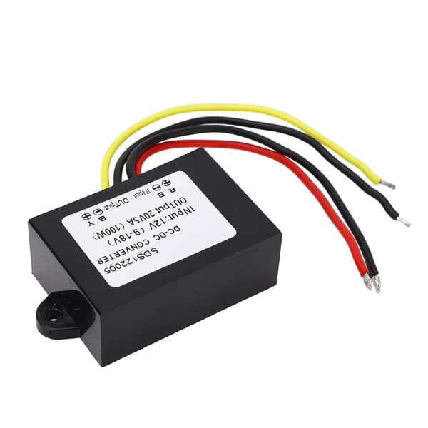 Tehokas DC Boost -muunninmoduuli 12 V - 20 V 5 A muovikotelolla