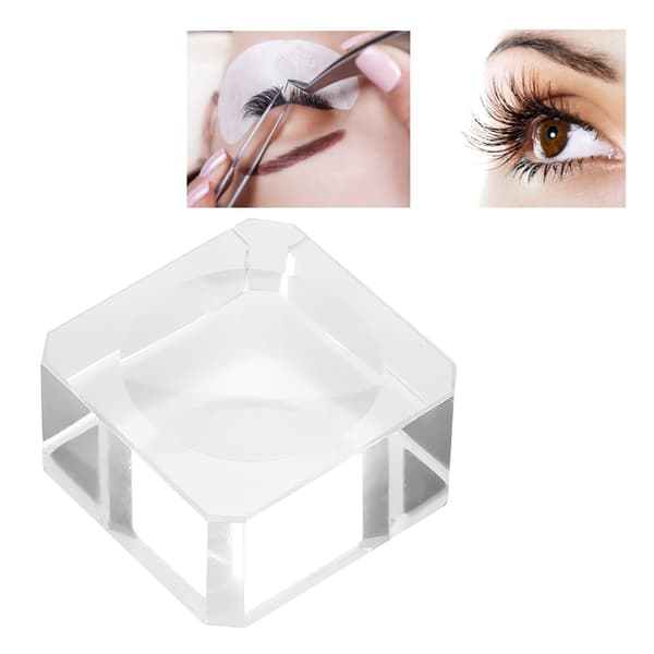 Krystal Eyelash Extension Tool Eyelash Glue Holder Klæbemiddel Stand 3 cm