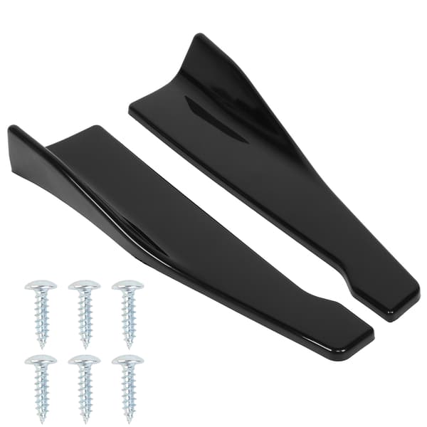 2. generations kofangerlæbespoiler Universal Winglet Diffuser Glanssort
