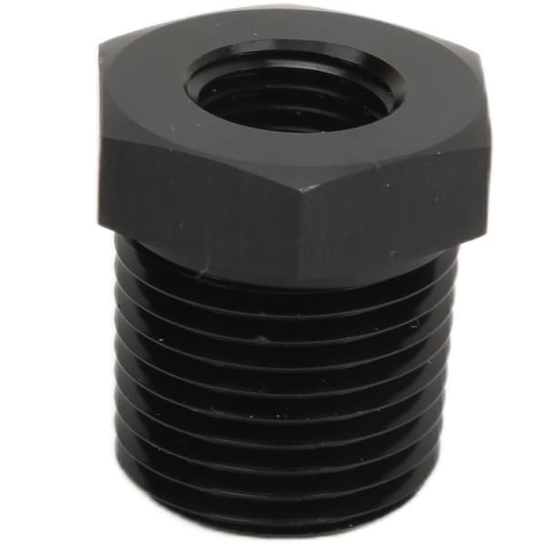 1 4 tommer NPT han til 1 8 tommer NPT hun Reducer Adapter Sort Bil Tilbehør