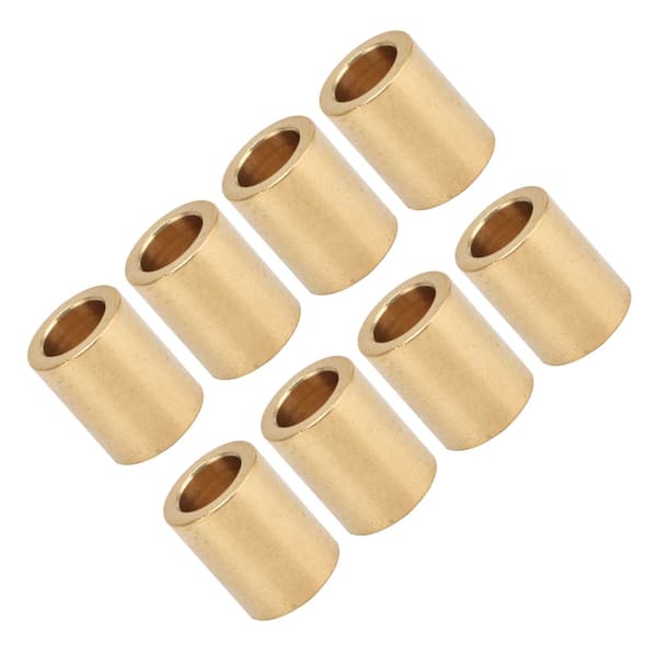 Selvsmørende messingforing, 8 mm boring, 12 mm OD, 15 mm lengde, 8 stk.
