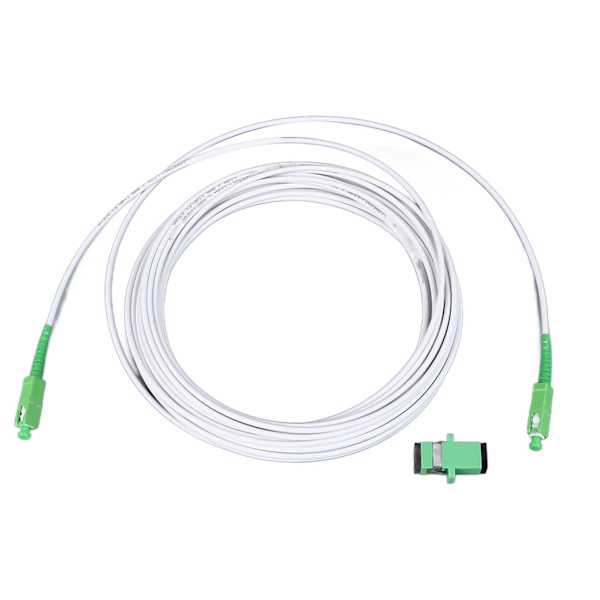 Armert Single Mode SC Patch-kabel med Flenskontakt FTTH FTTB FTTP SC APC 10m 32.8ft