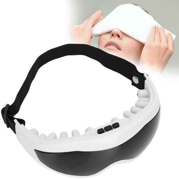 Elektrisk Øjenmassager Trætheds Lindring Magnetisk Terapi Massage Briller Vibration Øjenpleje Enhed
