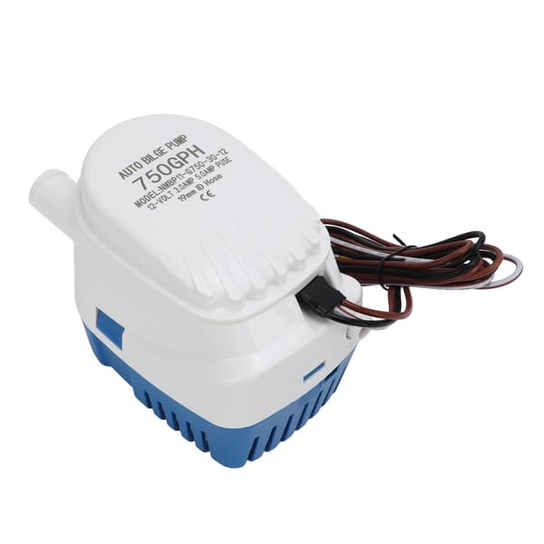 Automatisk dränkbar länsvattenpump 750GPH 12V Högeffektiv Förseglad för Båt Husbil Husvagn