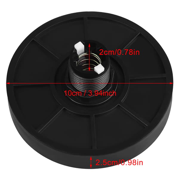 100 mm solid arkadeknapp med LED konveks braketterstatning gul