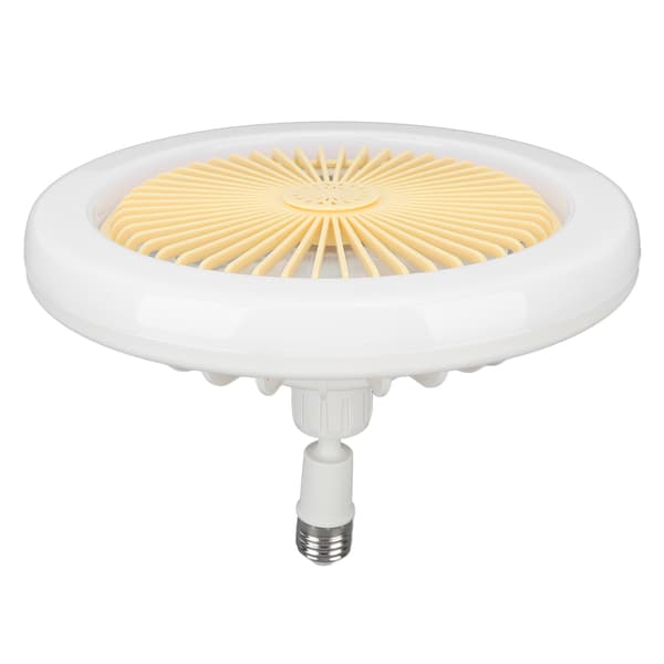 30W 9,8 tommer Lille Aromaterapi Støjsvag Loftventilator Lys E27 LED Ventilatorlampe 86-265V