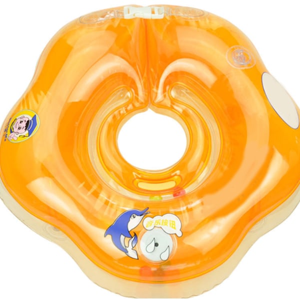 Baby svømmering nyfødt halsring indbygget flydende ring (lille 7,5 cm anbefales under 1 måned)