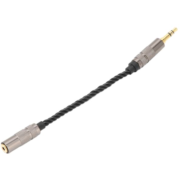 3,5 mm til 2,5 mm Bærbar Sølvbelagt Kobber Hovedtelefon Jack Adapter Kabel