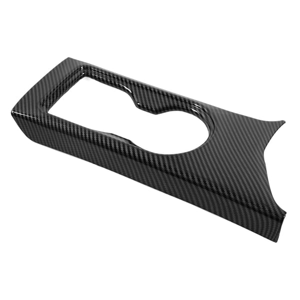 Ramme til vannkoppholder foran, karbonfiberstil ABS-deksel erstatning for Isuzu DMAX 2021