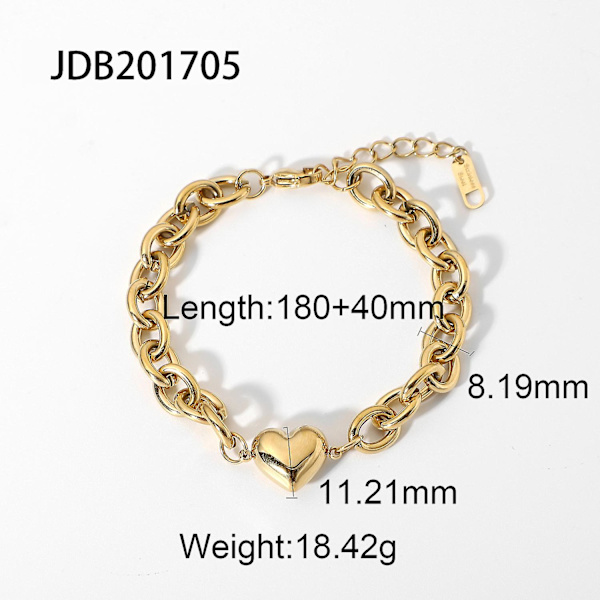 Armbånd Hjerte Daily Outfit Metallic Element B1453