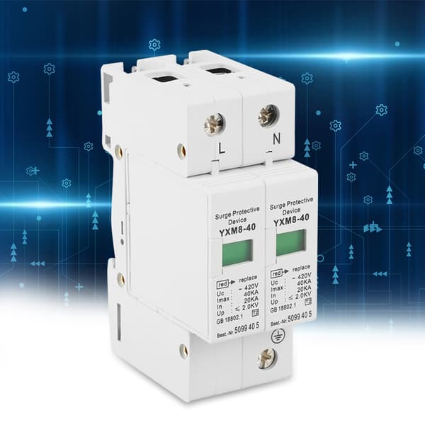 220V 2P 40KA Lågspänningsskydd
