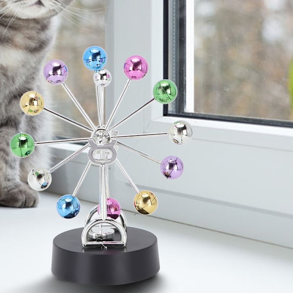 Plastic roterende perpetuum motion hjemme spisebord ornament model
