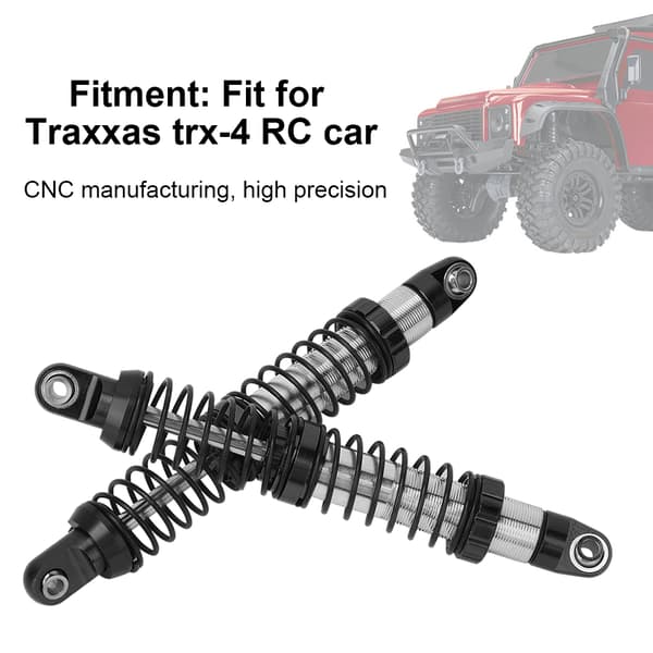 102 mm dobbeltfjeder støddæmper til Traxxas trx-4 RC bilmodel sort B8260SBL