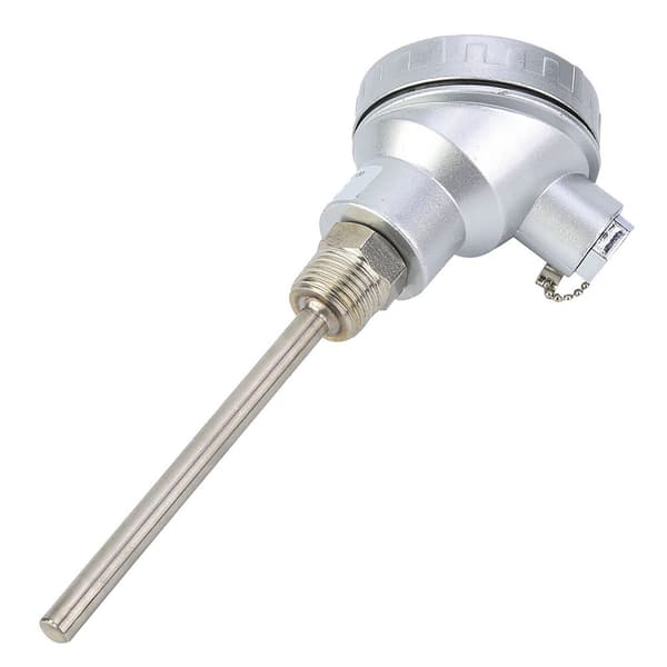 RTD PT100 Temperatursensor Probe 1 2 Tommers NPT Gjenge Termoelement Terminalhode PT 100mm
