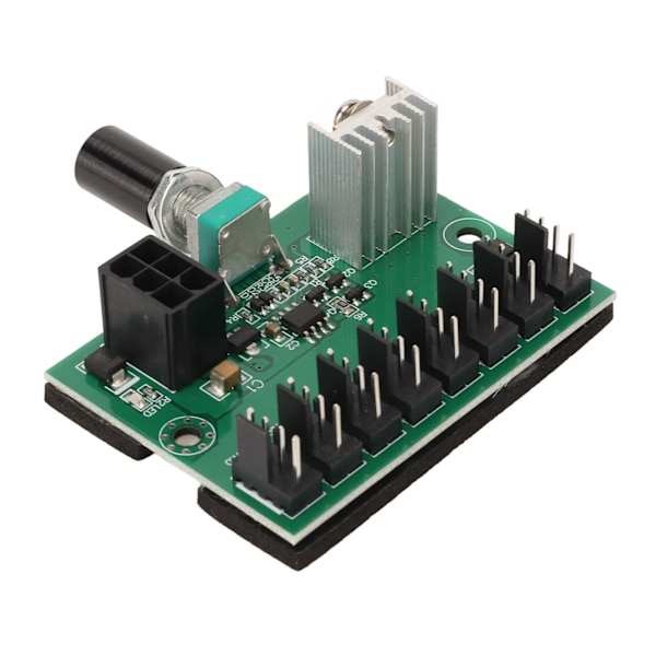 Ventilatorsplitter-controllerhub NKFV8 1 DC 12V PWM 8-kanals computerventilatorhub til 4-benede 3-benede 2-benede pc-ventilatorer
