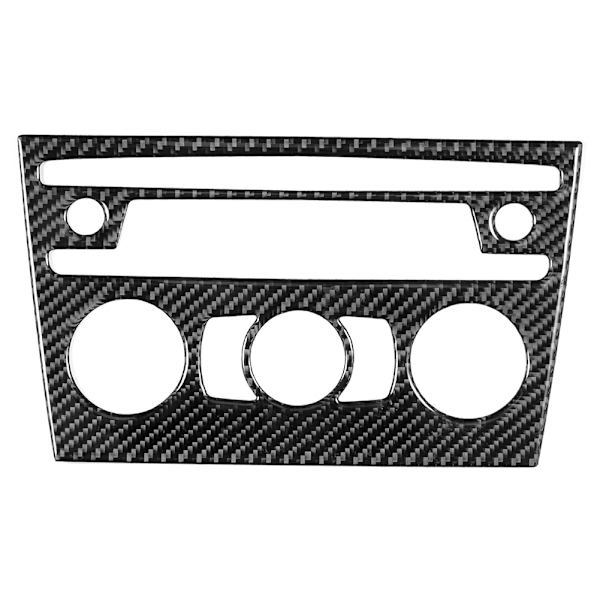 Bil AC CD-panel Trim Ram Carbonfiber Dekoration Passar för E84 X1 2011-2015
