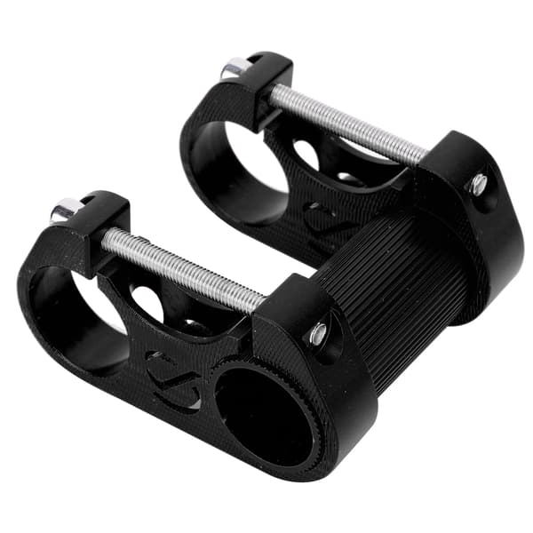 Foldbart 25,4 mm Aluminiumlegering Hul Cykelstyr SP8 Modificeret Dobbelt Skaft Sort