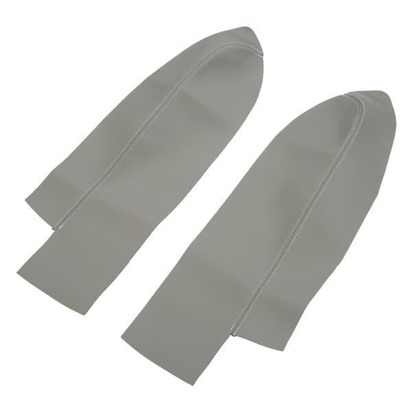 1 par framdörrpanel armstödsskydd mikrofiberläder bilinteriörtillbehör ersättning för CRV 2007-2011 grå