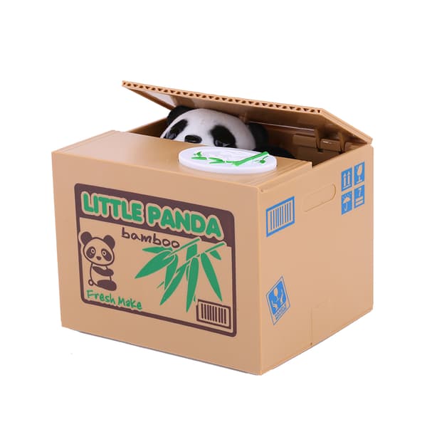 Panda Møntboks Automatisk Pengebesparende Sparegris