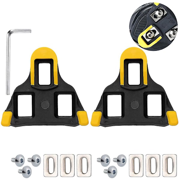 Yhteensopiva Piao Bike Cleats - 6 asteen kelluva set sisäpyöräilyyn ja maastopyöräilyyn Suunniteltu polkupyörän set naisille ja miehille