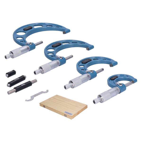 Högprecision 4:e generationens extern mikrometer metallmätverktygssats 25mm 50mm 75mm 100mm 0.01mm