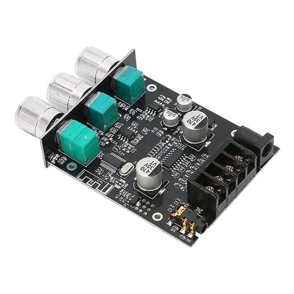 BT 5.0 Förstärkarkort 2 Kanaler 2x50W Bas Diskant Kontroll Effektförstärkarmodul Hemmabio DC9‑24V