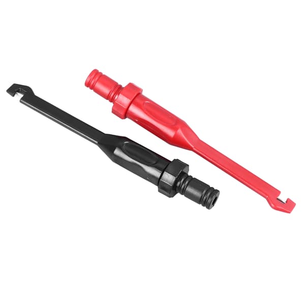 2P Testledning Bananstik 4 mm Probe Multimeter Tilbehør Sort Rød til Måling